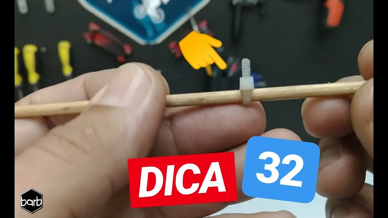 DICA 32 - ALINHADOR DE GANCHEIRA CASEIRO SIMPLES