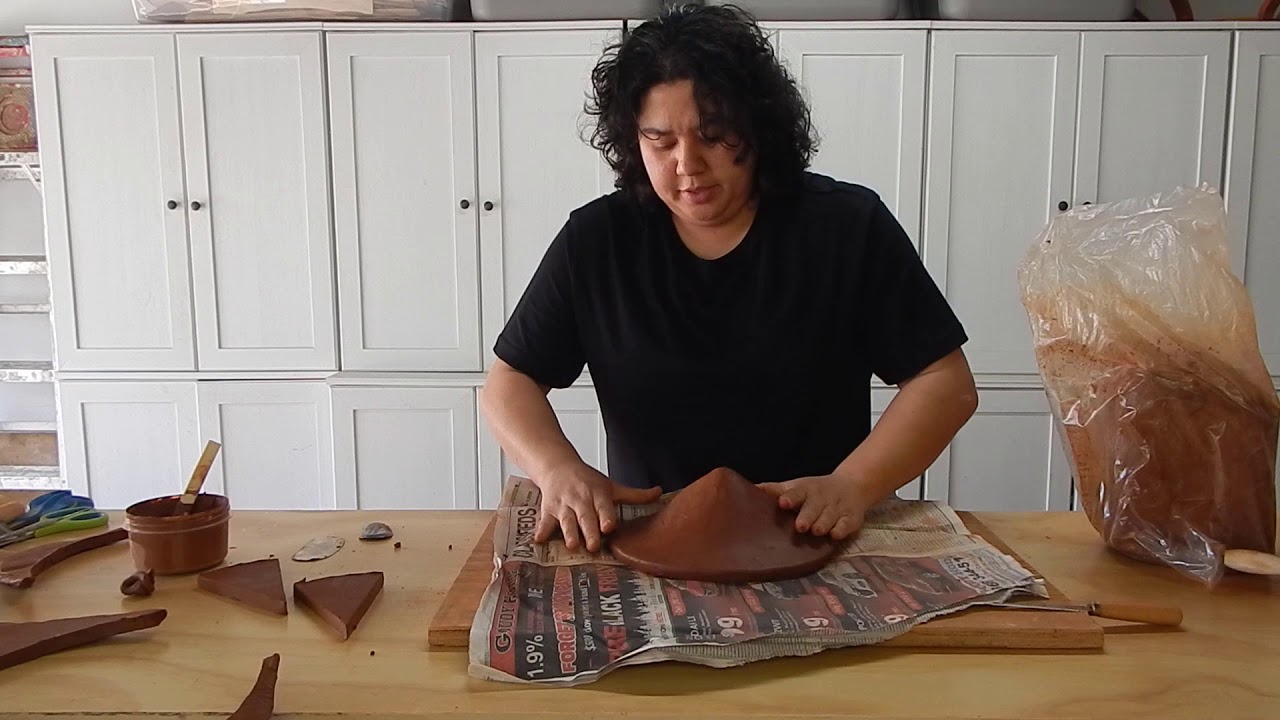 Ceramic Conical Hat aka Rice Hat Tutorial - low fire clay