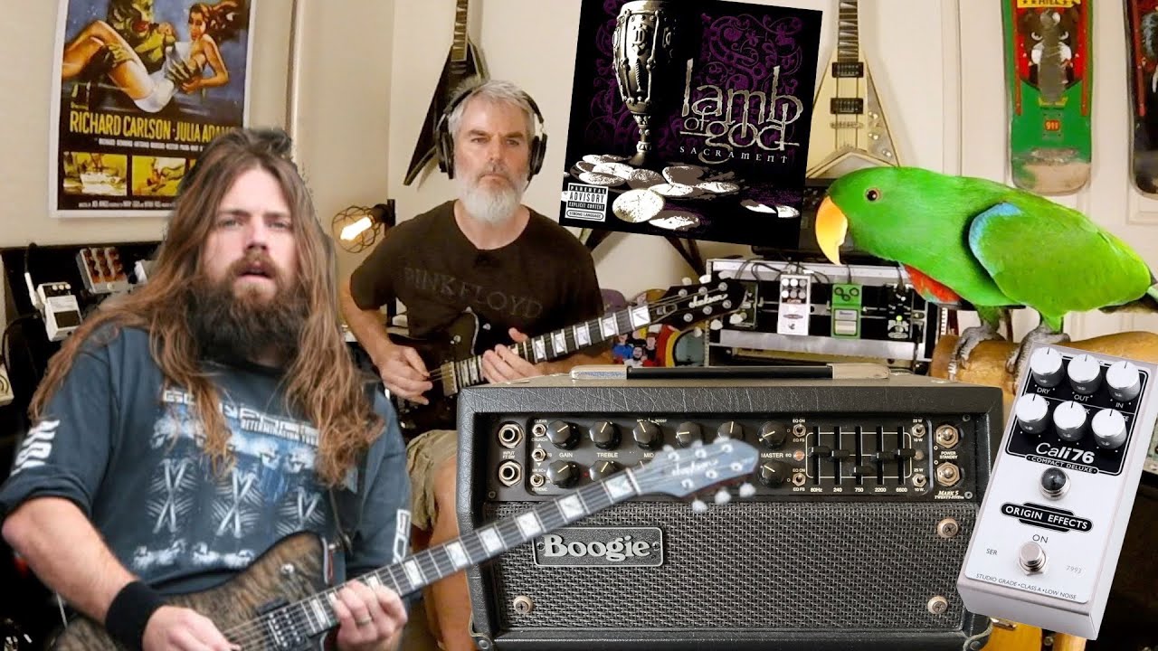 Capturing Lamb of God's - Sacrament Guitar Tone Mesa MkV:25 & Cali 76 Compression pedal