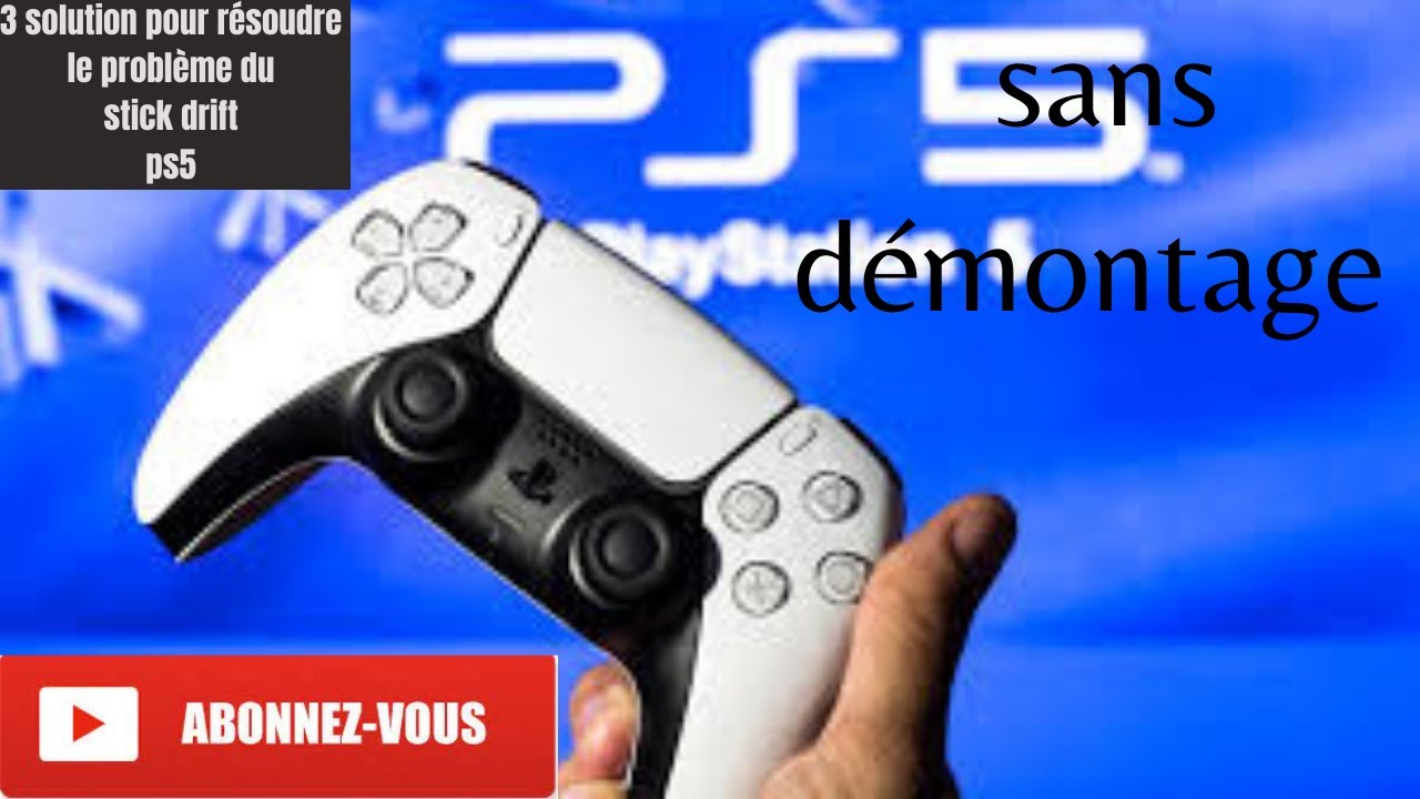 PS5:résoudre le PROBLÈME joystick DRIFT (3 SOLUTION )