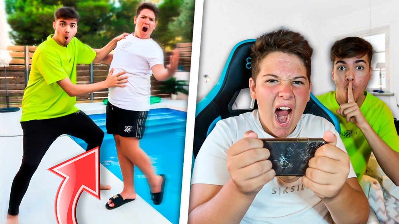 24 horas haciendo BROMAS MUY EXTREMAS a Mi HERMANO PEQUE&Ntilde;O...