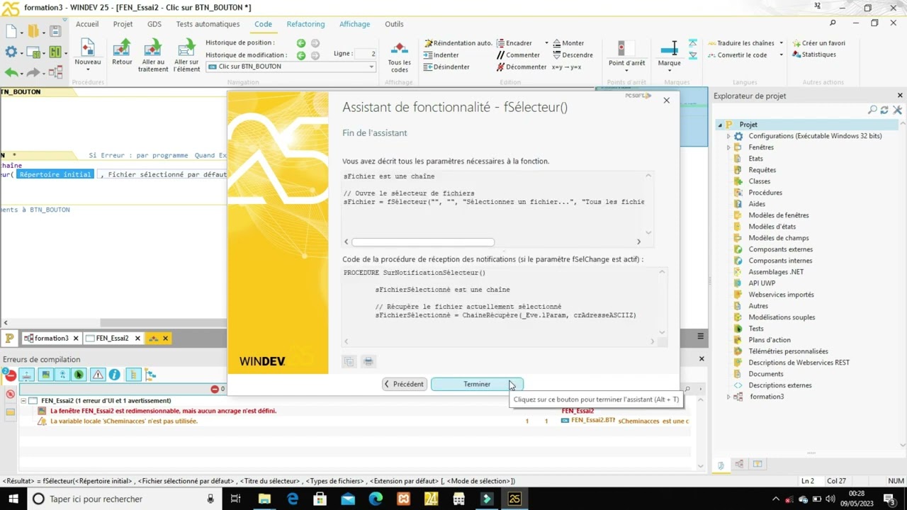 enregistrer un pdf dans une base de données HFSQL (Windev), (lire la description)