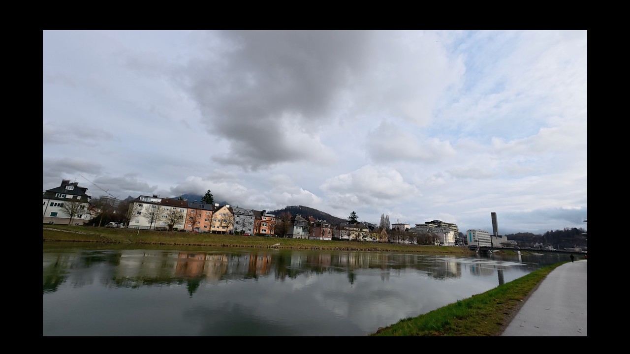 POV: Salzburg Walking Tour After Rain - From Itzling to Old Town (4K)