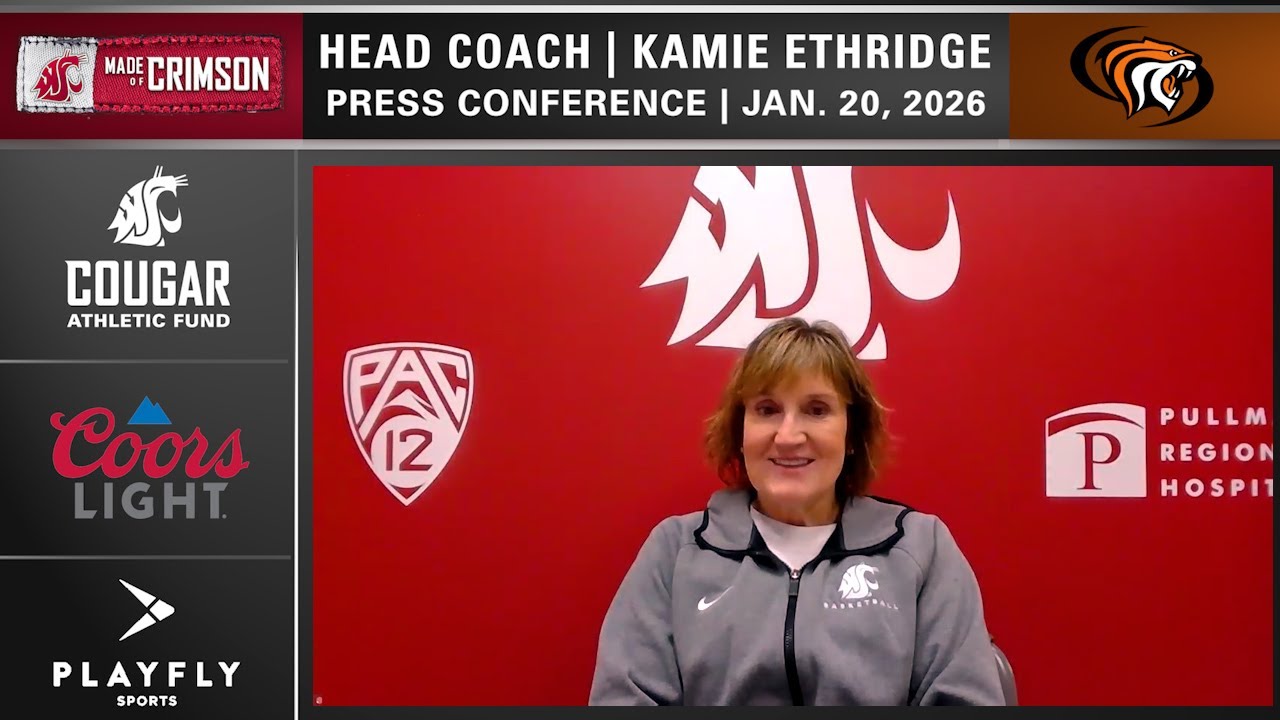 WSU WBB: "Impressed with this Group" | Kamie Ethridge Pacific Week Press Conference | 1/20/26