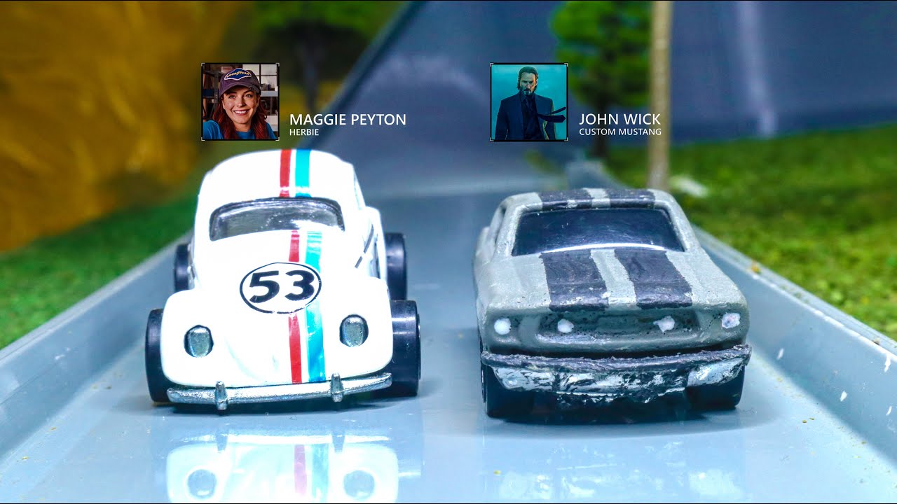 Herbie The Love Bug VS John Wick | Movie Car Tournament | Semifinal 2