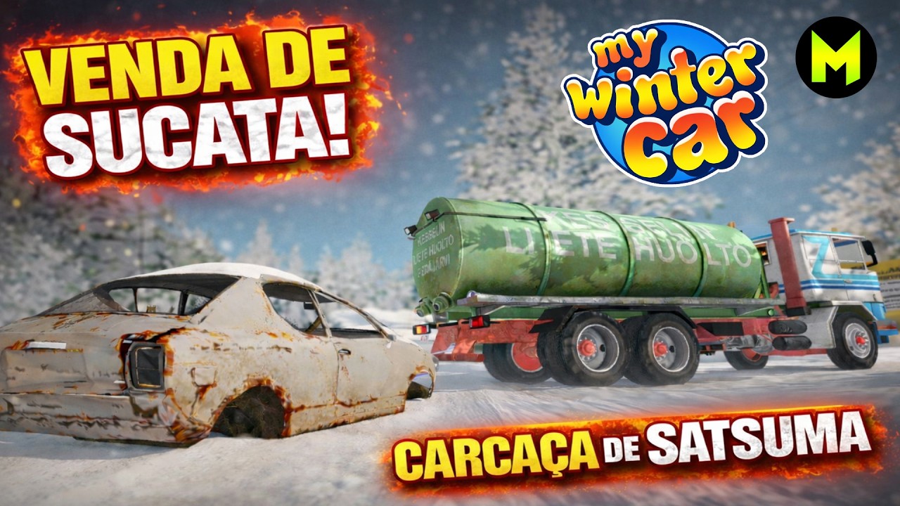 (#19) Encontrei uma CARCAÇA de SATSUMA no My Winter Car! #mywintercar