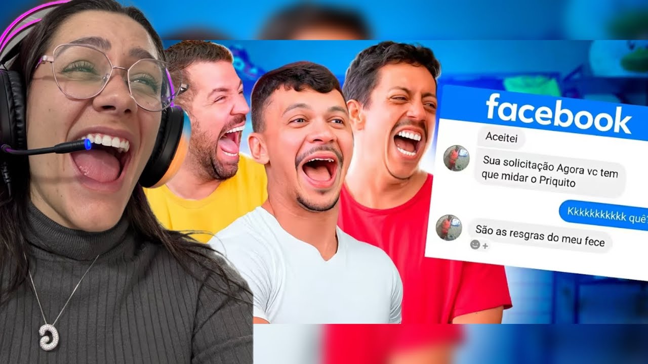 SÓ TEM TAR4DO NO FACEBOOK! POR ISSO ACABOU 😂 - React Canal Canalha