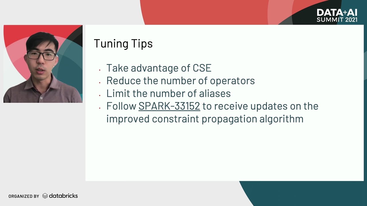 Optimizing the Catalyst Optimizer for Complex Plans - DAIS NA 2021
