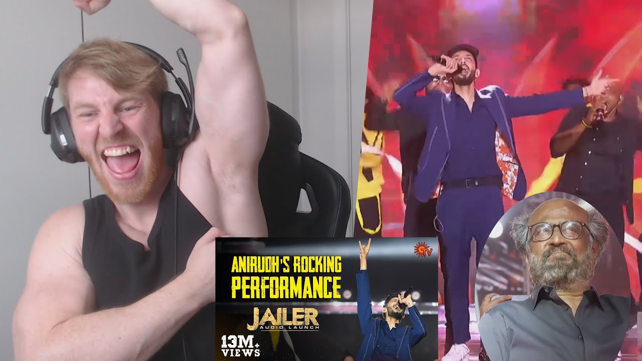 Anirudh's Rocking Performance of Hukum From Jailer • Reaction By Foreigner