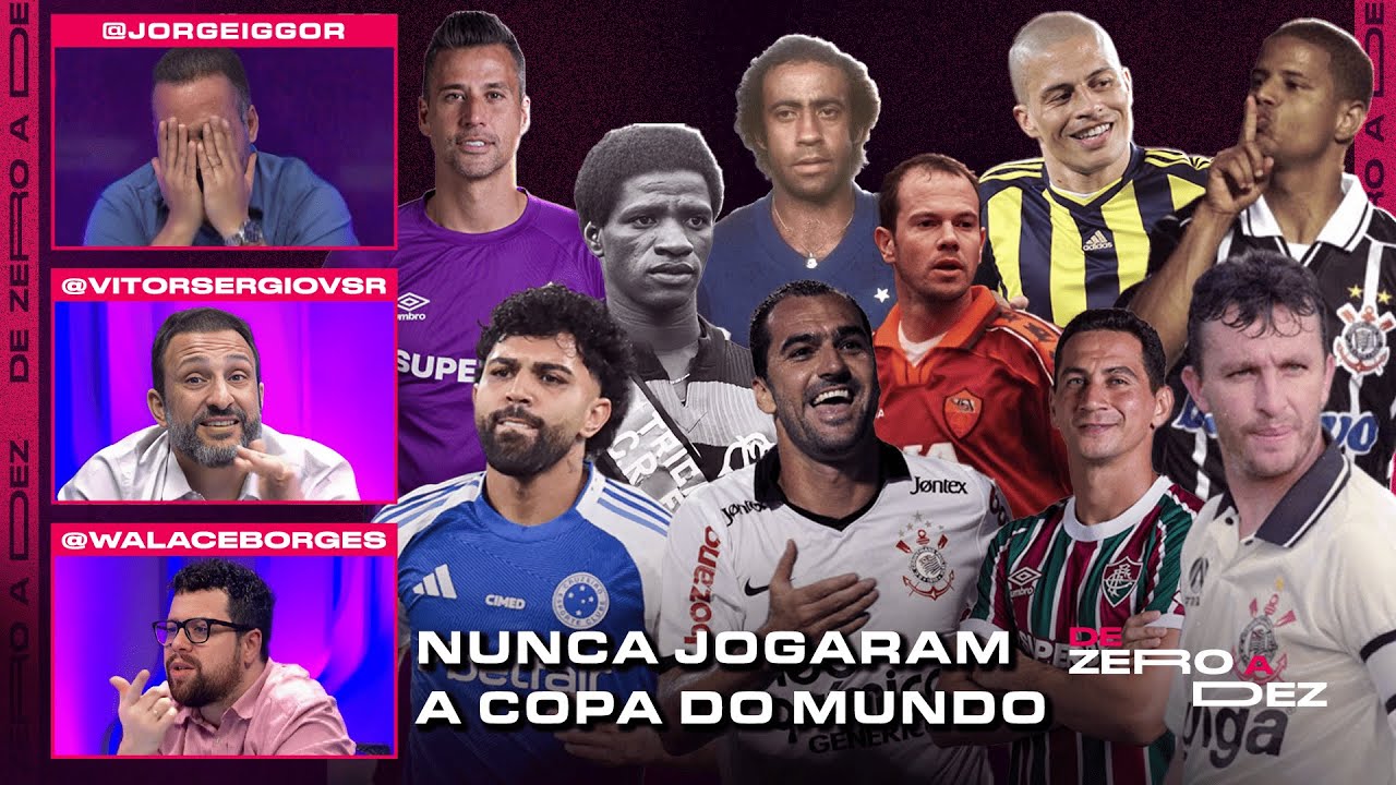 QUEM É O JOGADOR MAIS INJUSTIÇADO PELA SELEÇÃO BRASILEIRA EM COPAS DO MUNDO? | DE ZERO A DEZ