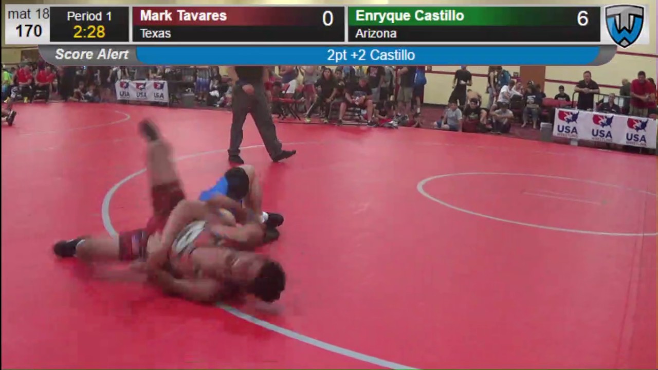 Men 170 Mark Tavares Texas vs Enryque Castillo Arizona 4758541104