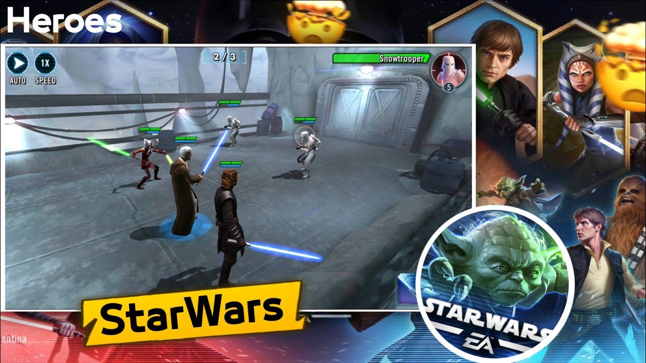 Try ( Starwars Heroes ) 🤯 GamePlay - Mobile Game