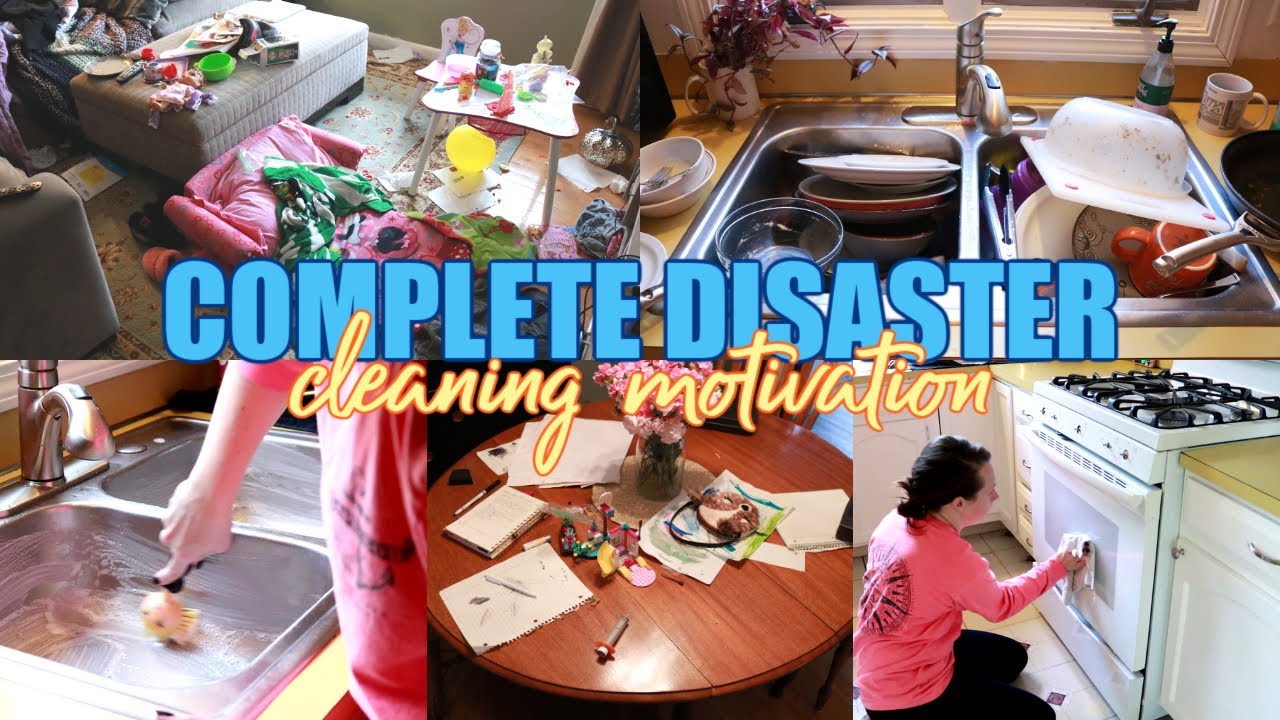 COMPLETE DISASTER CLEAN WITH ME FALL 2019 | MESSY HOUSE CLEANING MOTIVATION | MOM LIFE