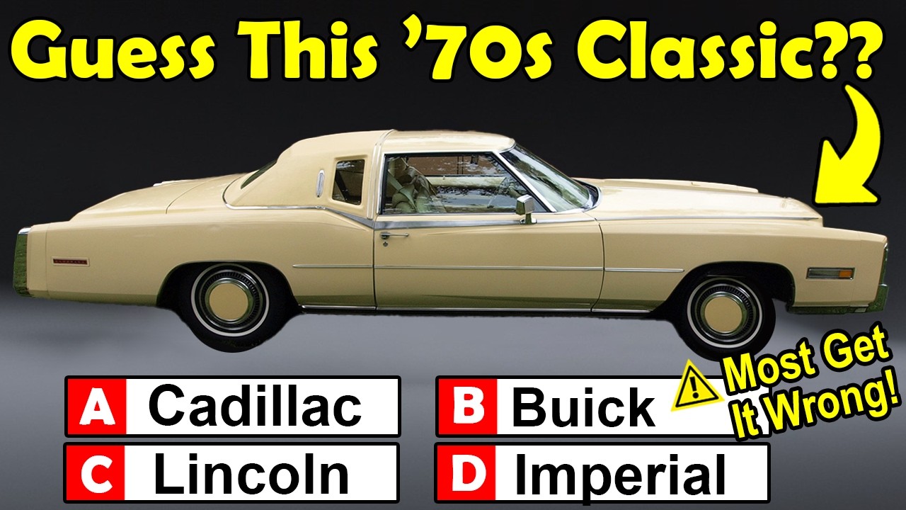 How Many Classic 1970s Cars Can You Guess Right? Start Now...