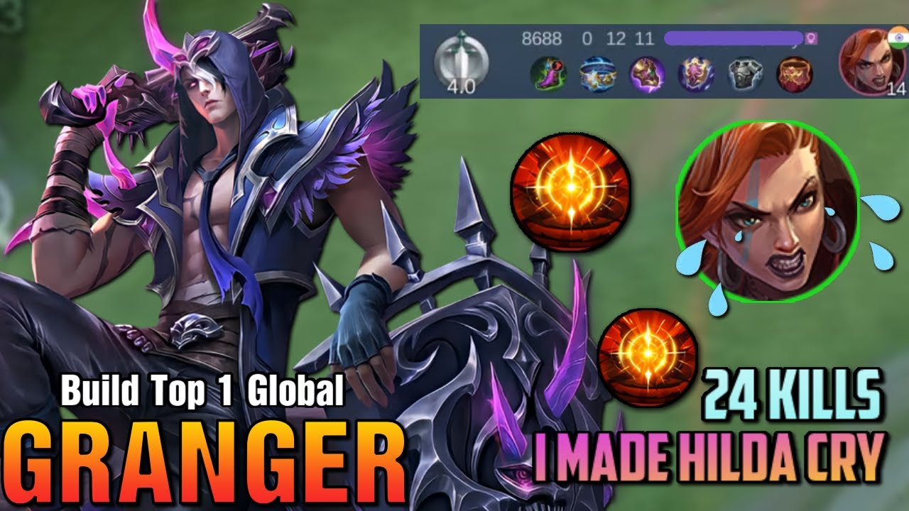 24 KILLS!! 🔥 I MADE HILDA CRY 💦| TMX ELITES | #mobilelegends #mlbbgameplay #mlbb