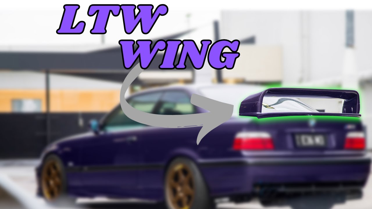 LTW WING INSTALL ON OUR E36 M3 GT BUILD