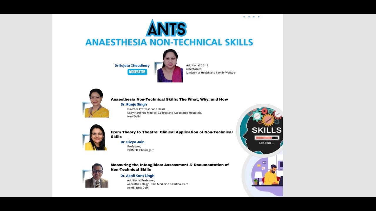 ANAESTHESIA Non Technical Skills ICA Webinar 260