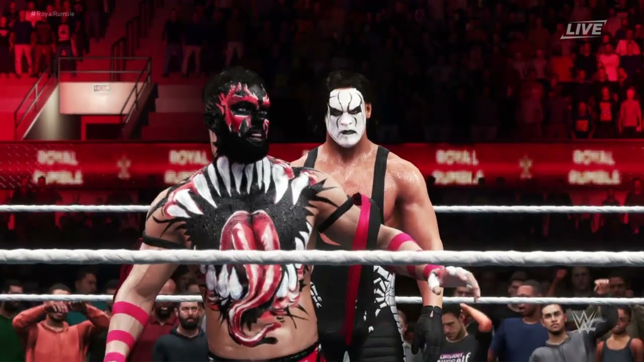Sting 🦂Vs Deamon Fin Balor🔥/Last Man Standing Match #wwe #wwe2k20game #sting #finbalor   