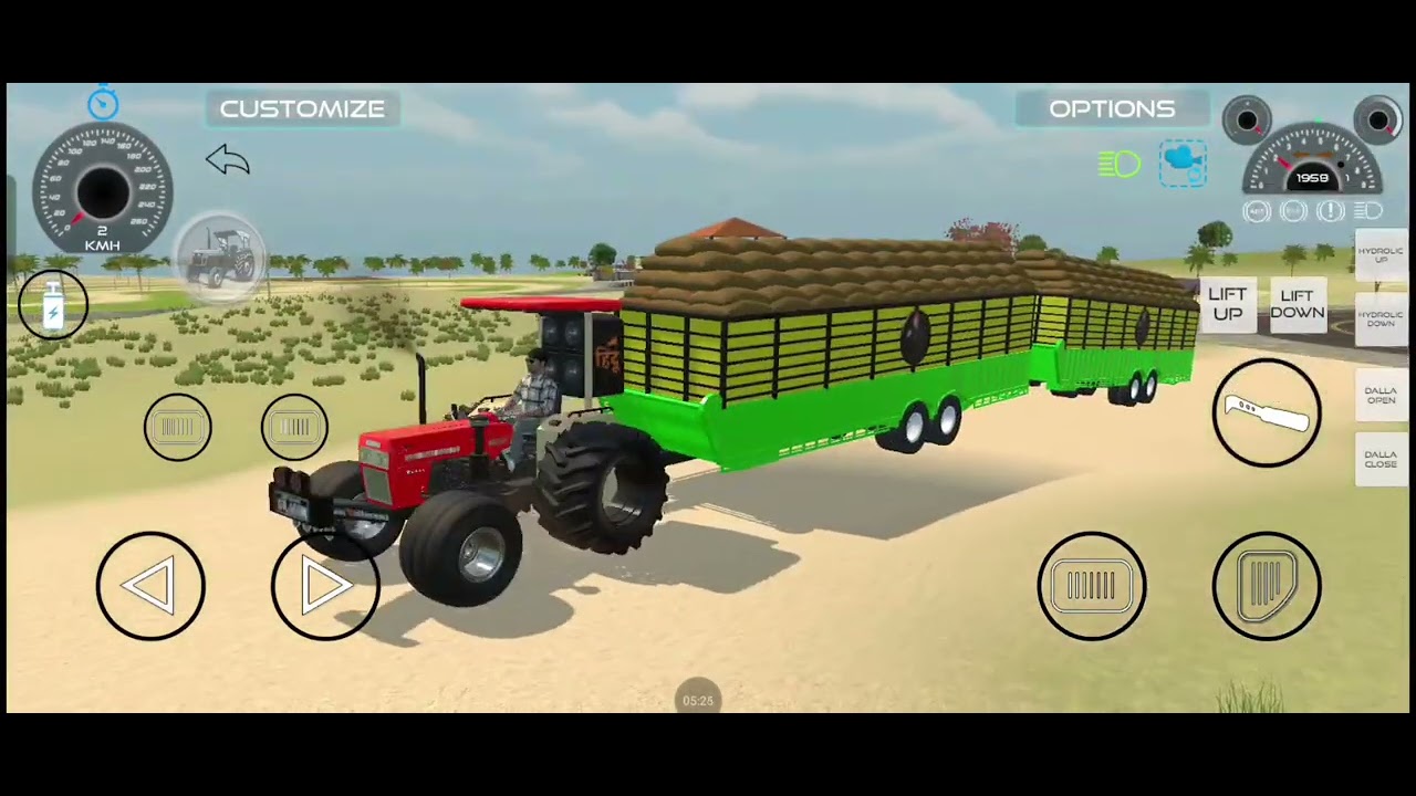 #indiantractor3d #swaraj #games #video Indian vehicle games 36_30 AALE