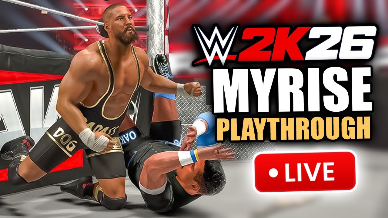 WWE 2K26 INSANE MYRISE PLAYTHROUGH! TITLES, NEW STARS AND MORE!!