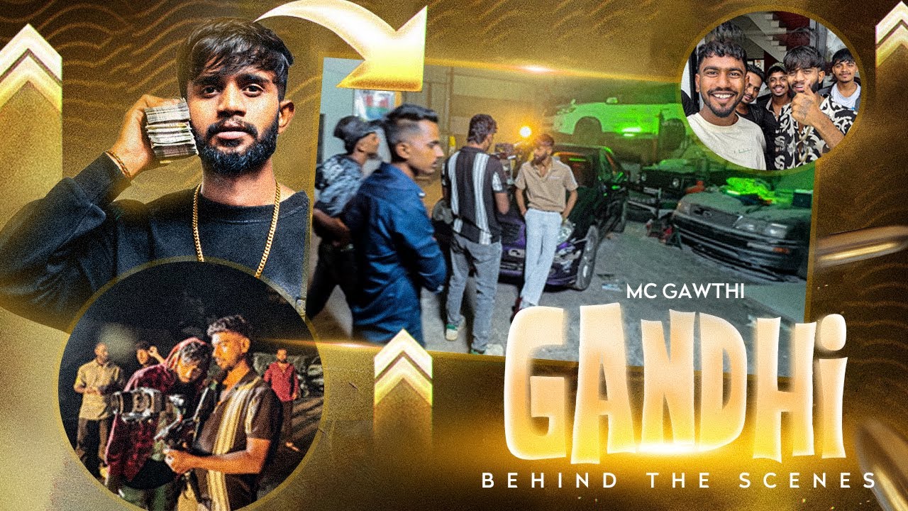 GANDHI - MC GAWTHI (BEHIND THE SCENE VIDEO) | Marathi HipHop