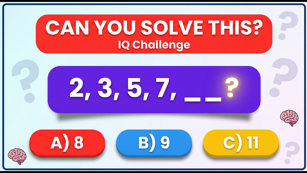 99% Students Fail This IQ Test 😱 | Only Geniuses Can Pass This IQ Test!