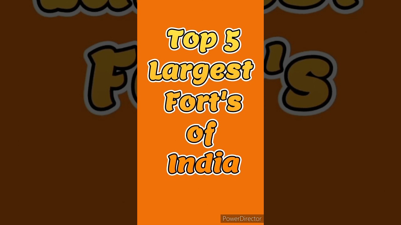 Top 5 Largest Fort's of India! #top5 #forts #india #top #top10 #indian