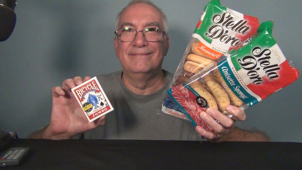 ASMR Solitaire, Tea and Stella D'oro on a rainy night