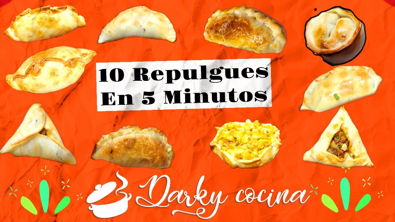 Repulgue de Empanadas (10 TIPOS Diferentes)  PASO A PASO para principiantes, En 5 MINUTOS #empanadas
