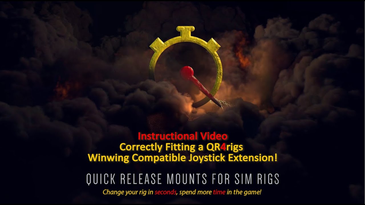 Correctly Fitting a QR4rigs Winwing Joystick Extension