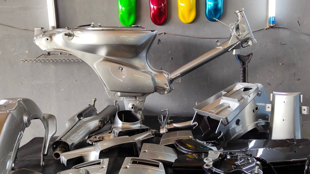 REPAINT HONDA CUB C70 DONE !!