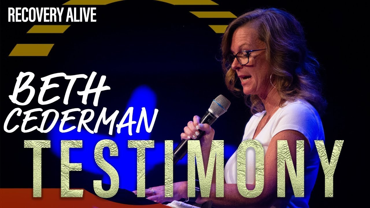Self Worth, Eating Disorders, Codependency - Beth Cederman - Testimony - Recovery Alive