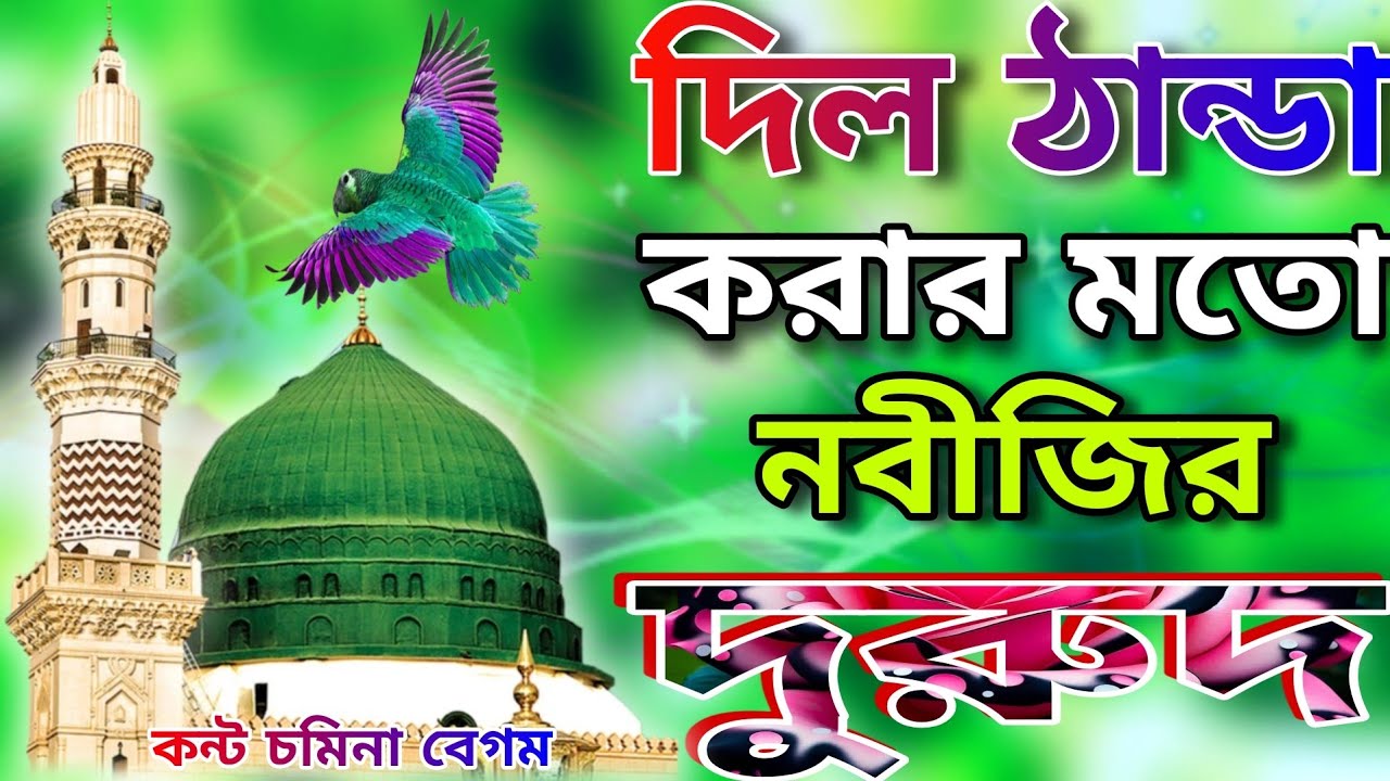 দিল ঠান্ডা করার মতো সুমধুর সুরে প্রিয় নবীজির শানে দুরুদ শরীফ // Somina Begum // New bangla durud