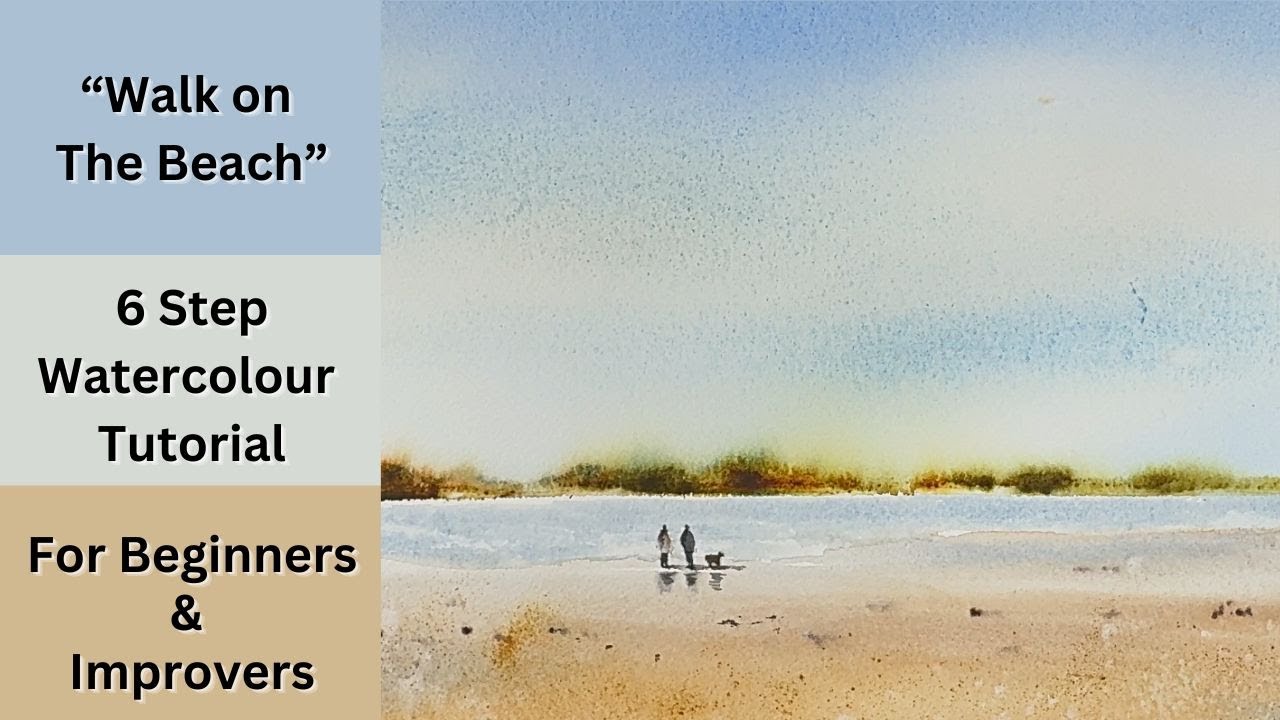 Watercolour Tutorial: Step-by-step Guide To A Relaxing Seaside Scene