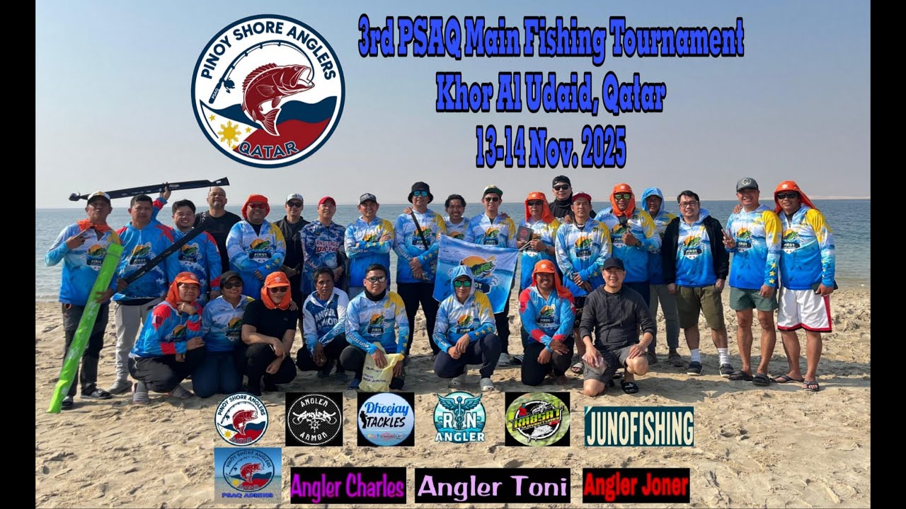 Pinoy Shore Angler Qatar – 3rd Major Fishing Tournament Highlights! 🇵🇭🇶🇦