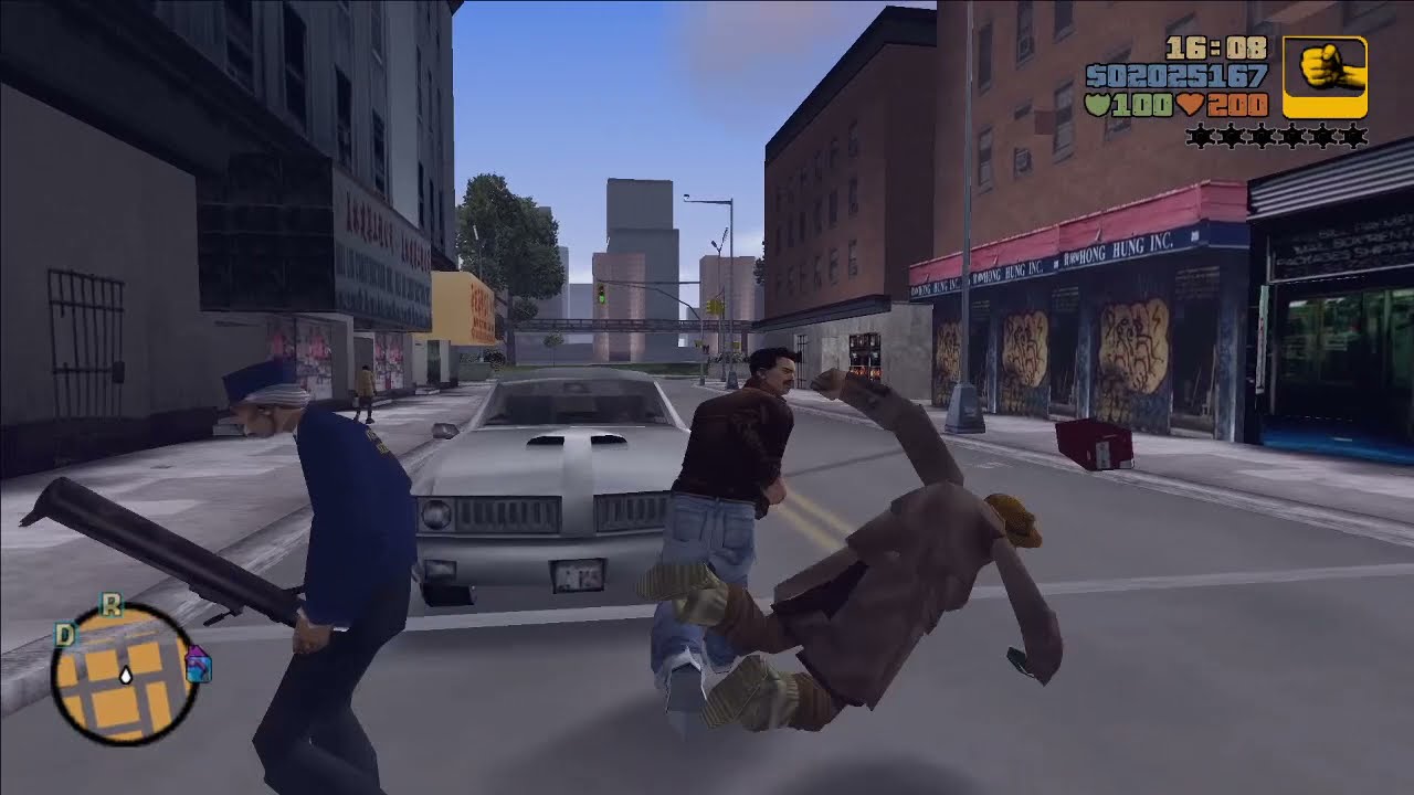 GTA 3 | Custom Peds Vs Triads | Chinatown (PC)