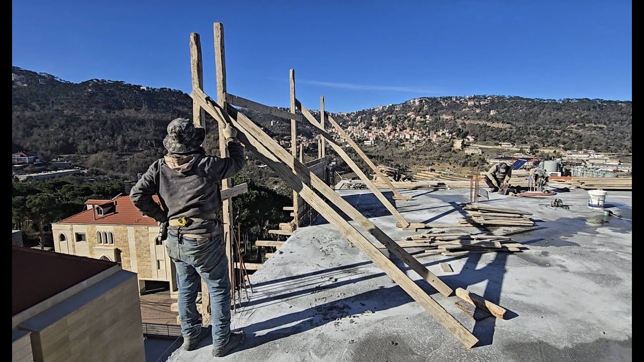 تنفيذ قالب عمود  110 سم |  Formwork for  110 cm Column