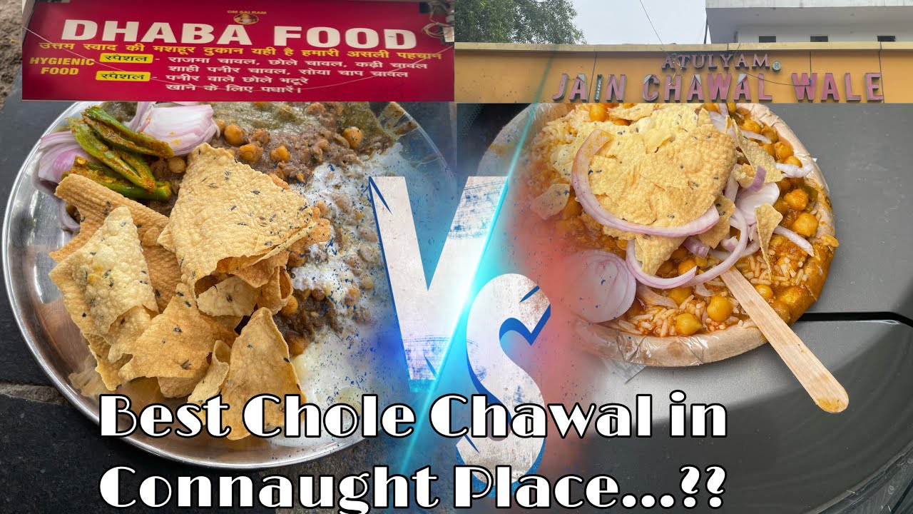 Best Chole Chawal in Connaught Place | Food Comparison | Food Challenge | Delhi Street Food