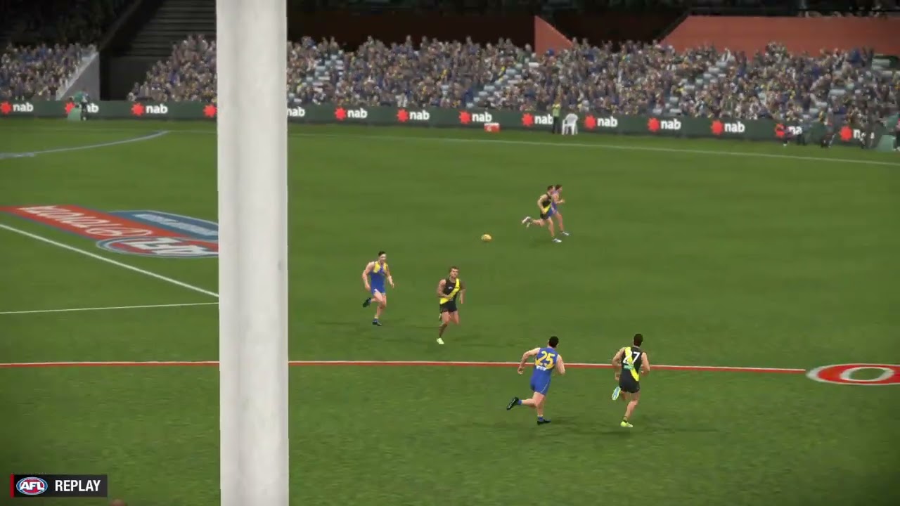 My BEST Ever goal Kicked in AFL Evolution.  Richmond tigers