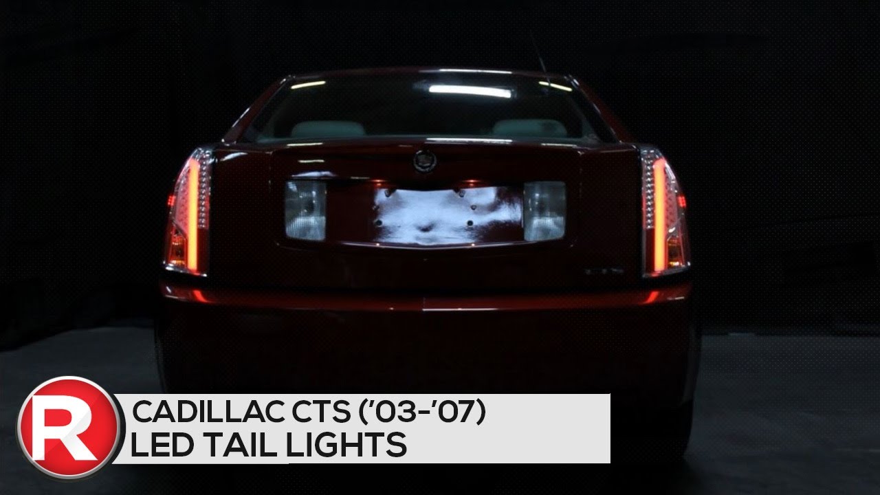 Demo + DIY Install: Spec-D LED Tail Lights Cadillac CTS (2003-2007) LED - Smoke, Red or Clear