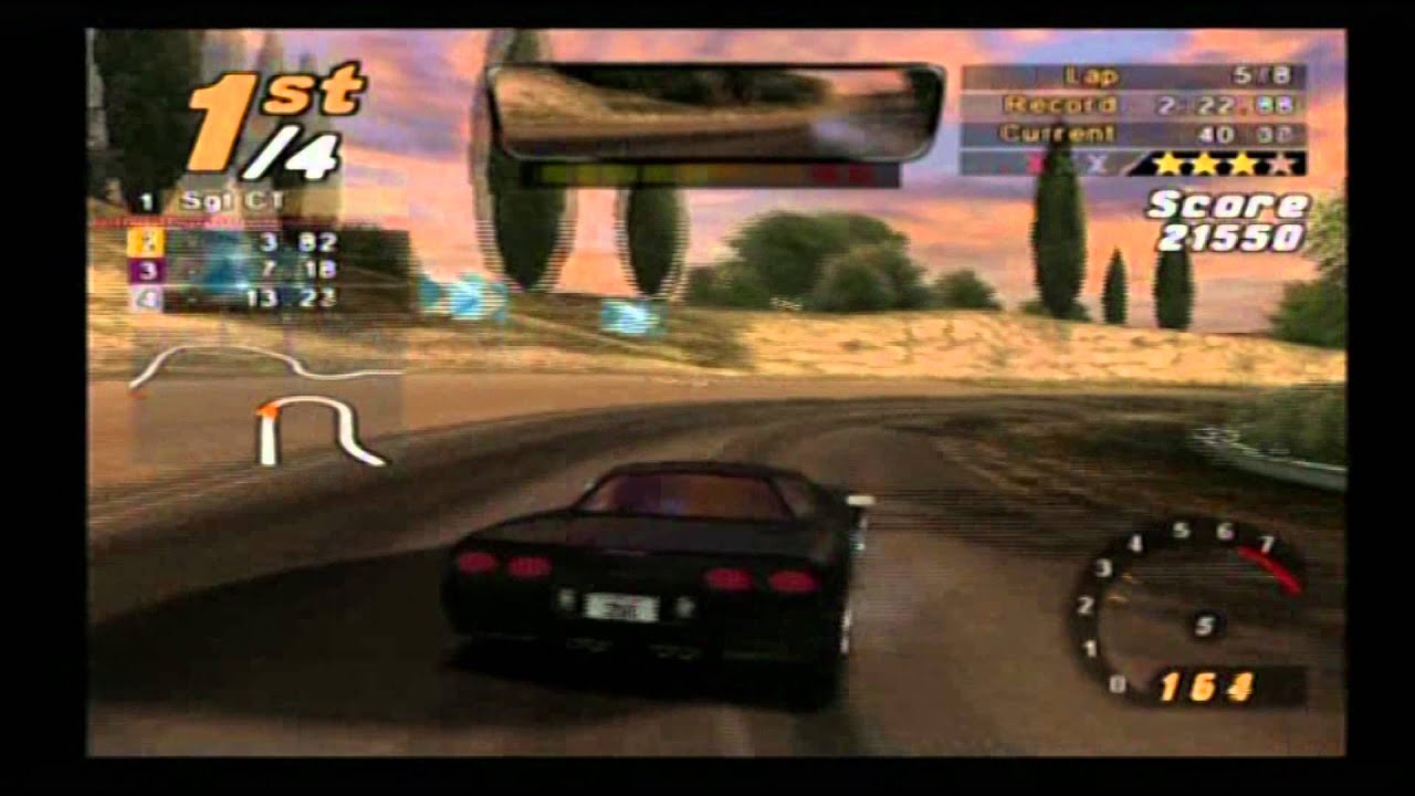 NFS Hot Pursuit 2 (PS2) - 8 Laps Hot Pursuit - Chevrolet Corvette Z06