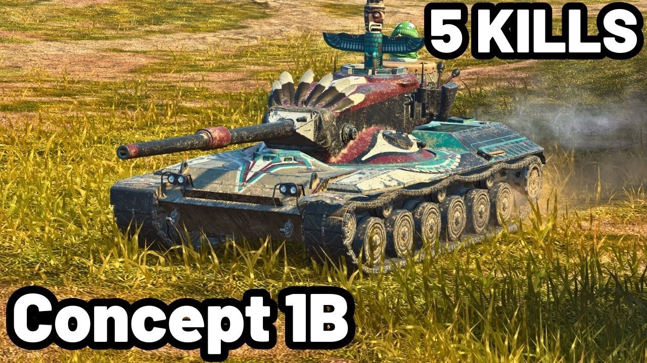 Concept 1B | 8.2K DAMAGE | 5 KILLS | WOT Blitz Pro Replays