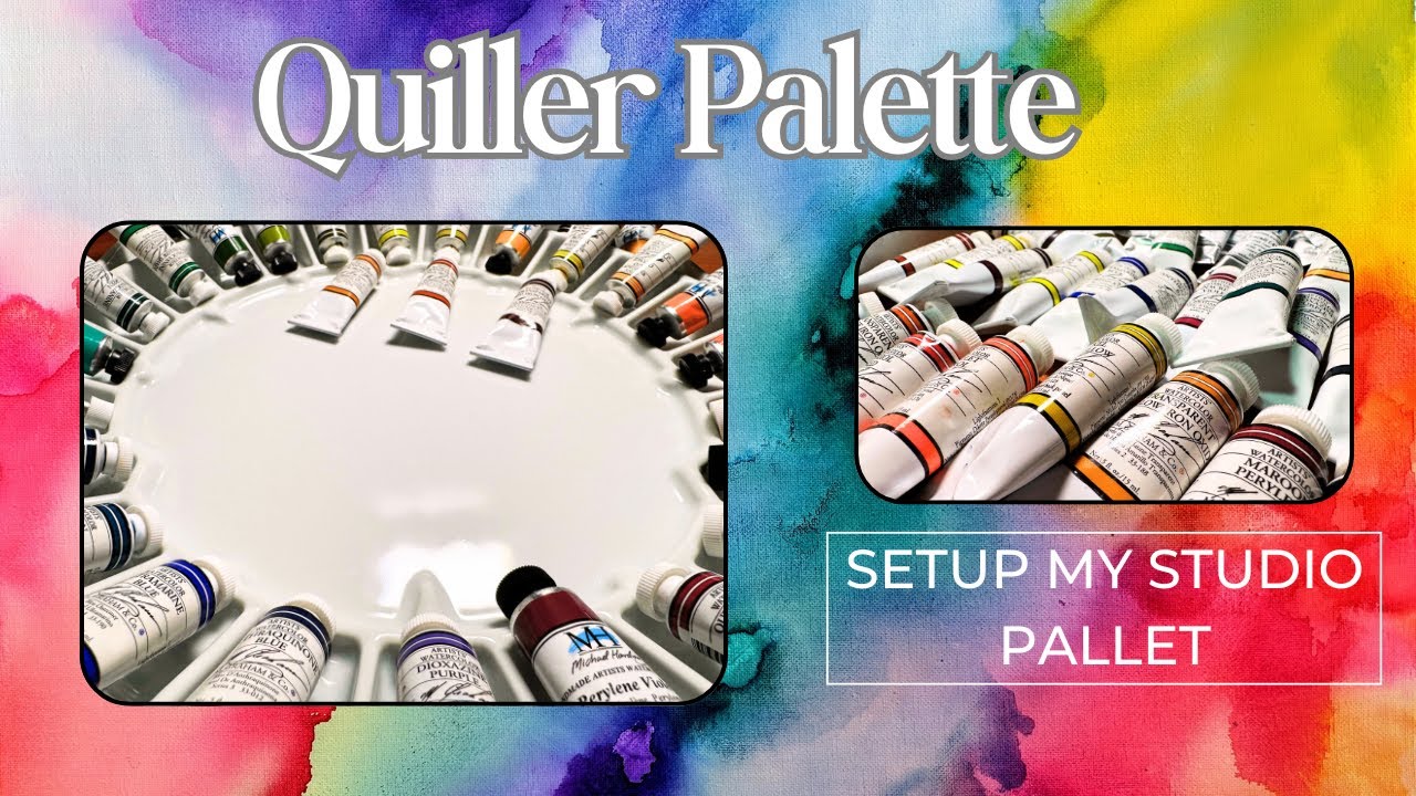 Setting Up Studio Ceramic Quiller Palette