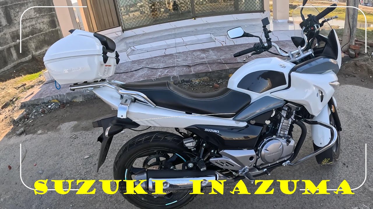 my new bike suzuki inazuma Now we will explore the whole of Pakistan on this Suzuki inazuma 250cc 😊