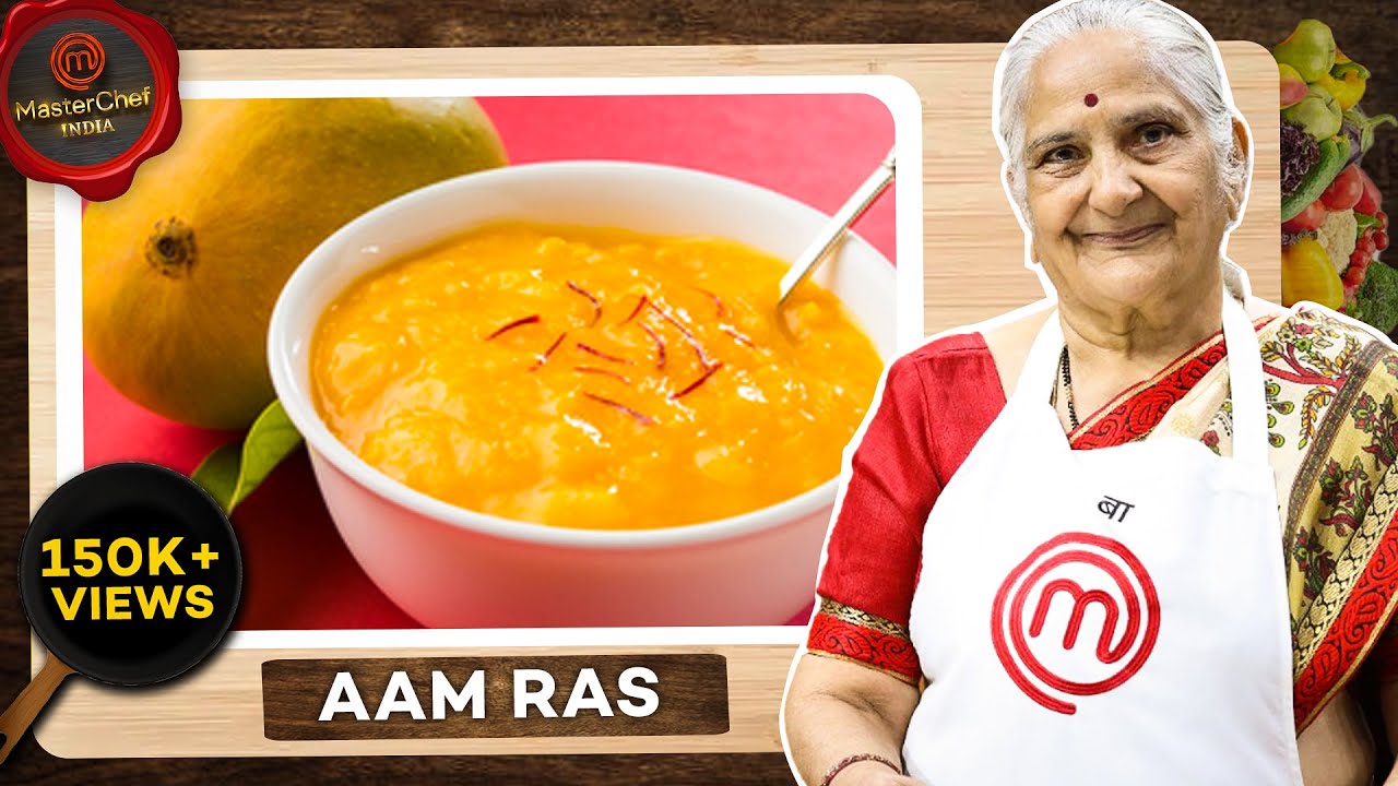 Delicious Aamras recipe by Gujju Ben I आमरस बनाने का आसान तरीका I આંબા /કેરી નુ રાસ I Aamras Puri