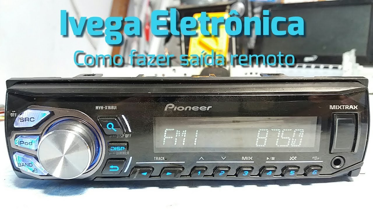 Como fazer saída remote para rádios de carro