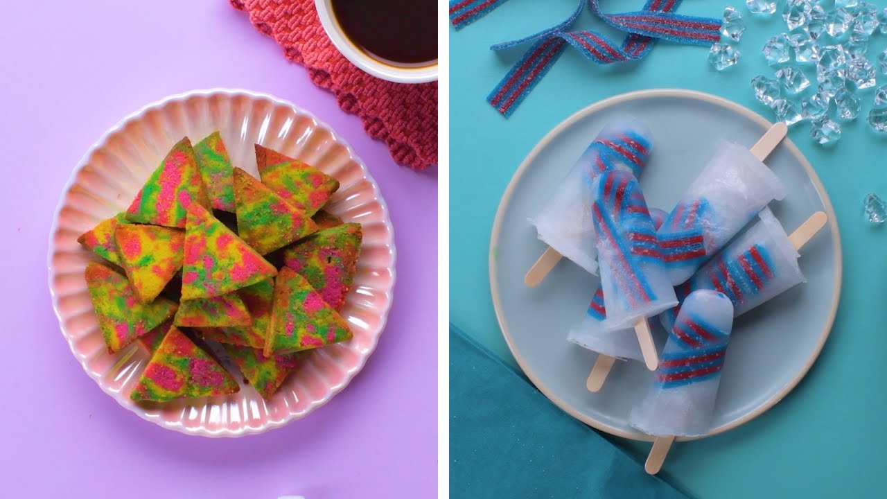 Treat yourself to a rainbow of flavors with these fun desserts🌈🍰