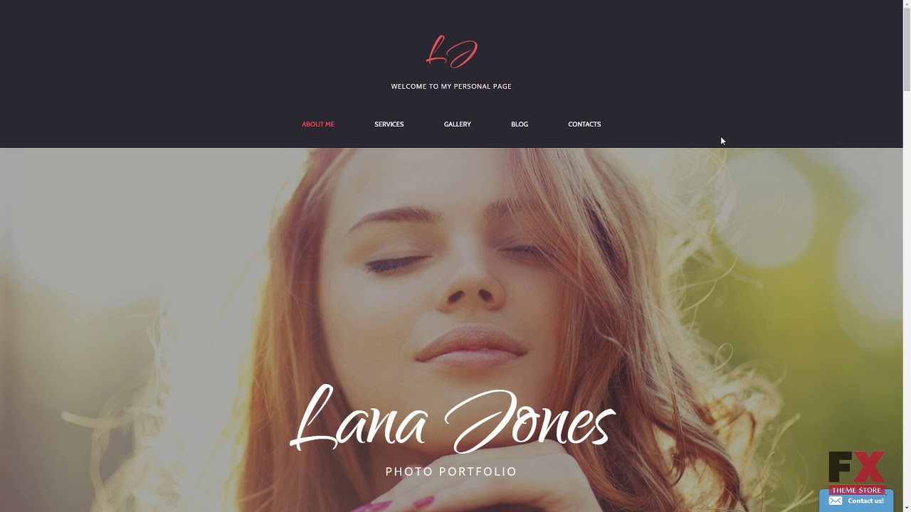Photographer Portfolio Responsive Drupal Template TMT | Free Template