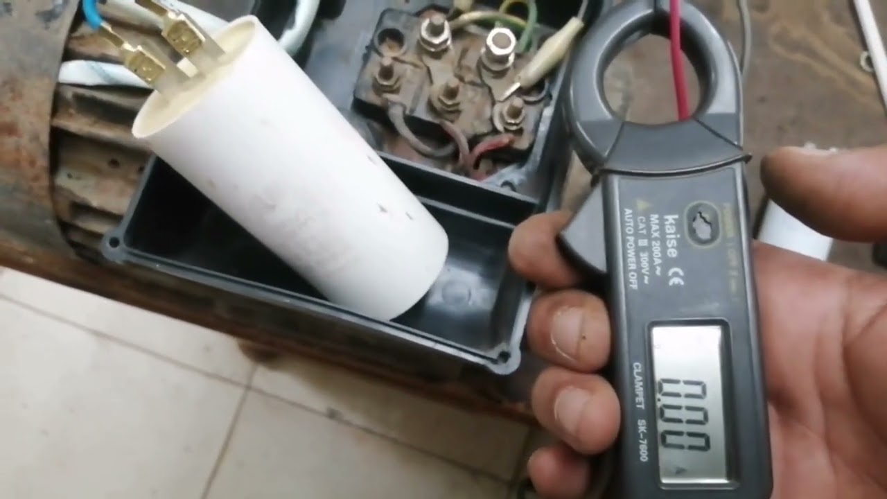 ماذا يحدث لو بدلت مكثف بقدره اصغر او اكبر في ماتور المياه او ماتور المطاحن او مكيف