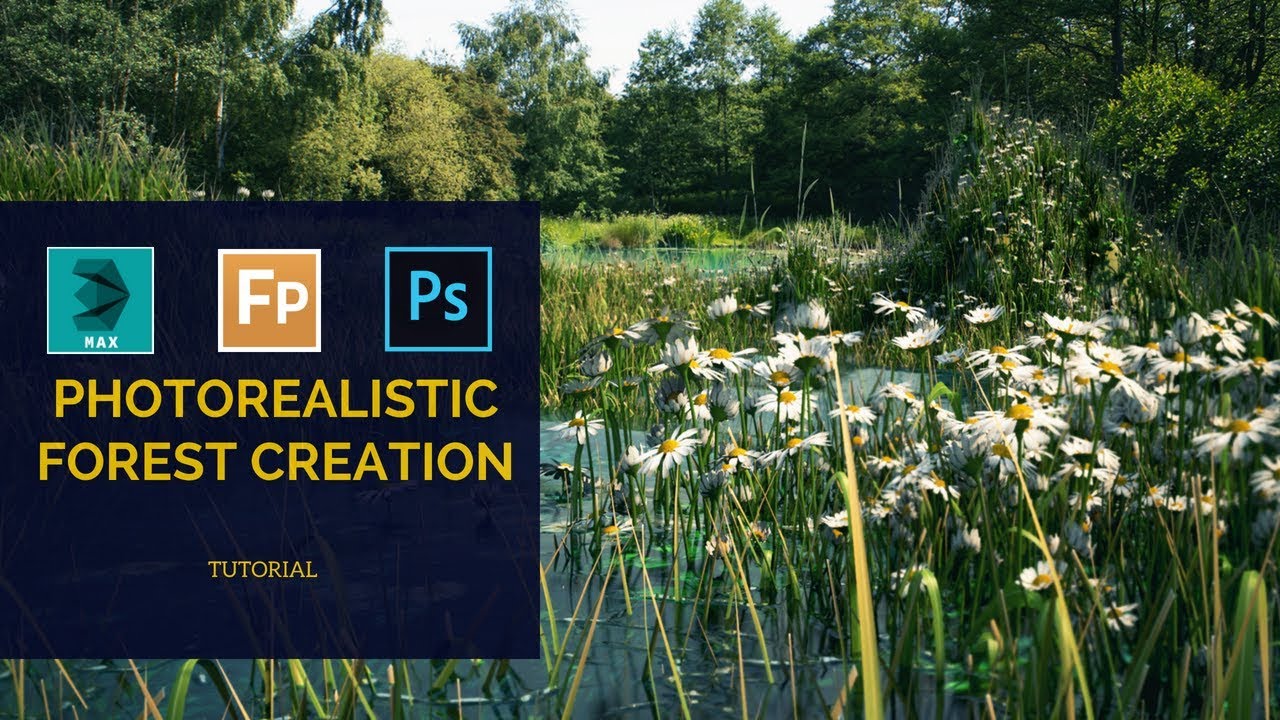 How To Create Photorealistic Forest | 3Ds Max | Itoo Forest Pack